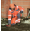 Parkas 3-i-1 kl. 3 oransje