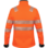 Softshelljakke dame kl. 2 oransje