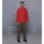 Fleecepolo Job+ rød