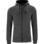 Classic Hoody Fullzip antrasitt melert