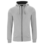 Classic Hoody Fullzip gråmelert