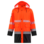 Regnjakke halvlang kl. 3 oransje