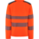 Langermet T-skjorte dame oransje kl. 2