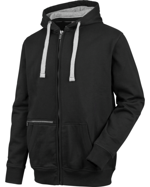 Streetstyle hettejakke sort
