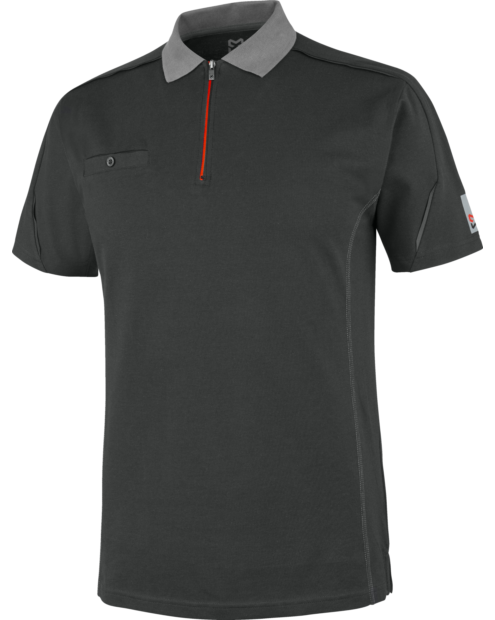 Tennisskjorte Stretch X antrasitt