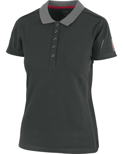 Tennisskjorte Stretch X dame antrasitt