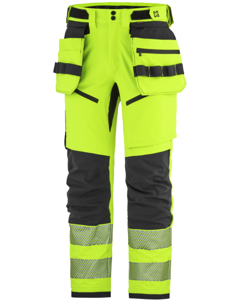 Håndverksbukse Performance Hi-Vis kl. 2