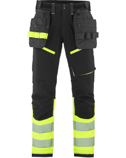 Håndverksbukse Performance Hi-Vis kl. 1 gul