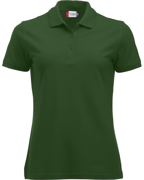 Manhattan tennisskjorte dame flaskegrønn