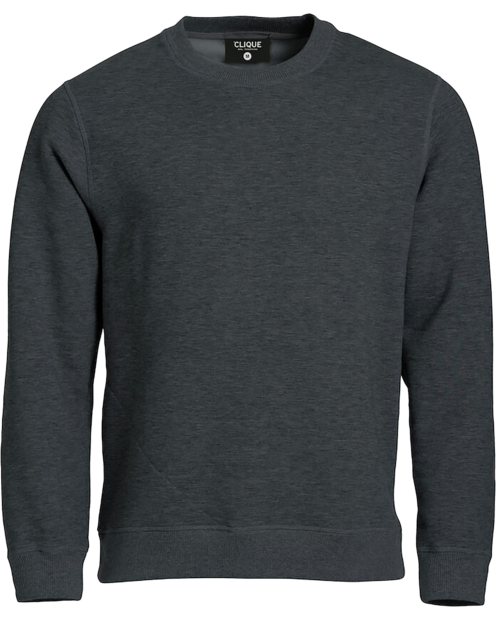Classic roundneck antrasitt melert