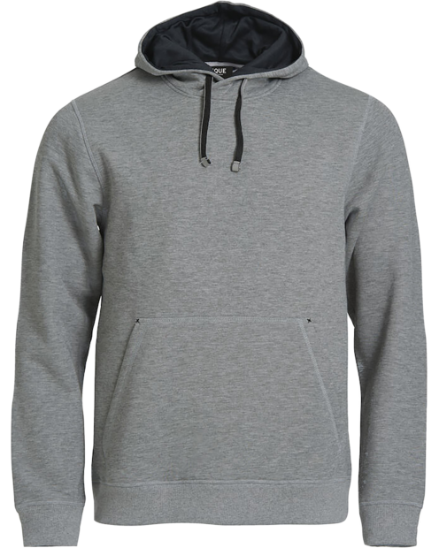 Classic hoody gråmelert