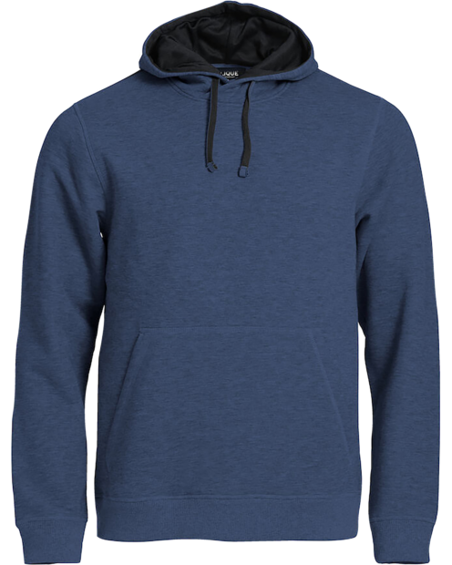 Classic hoody blåmelert