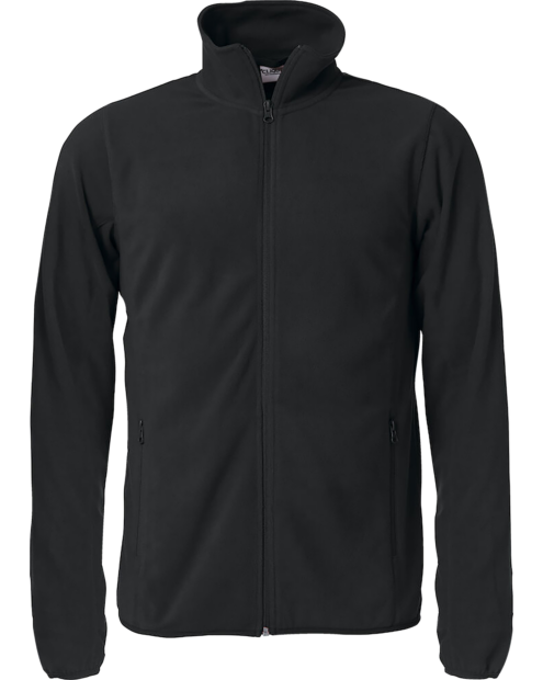Basic Microfleece jakke sort