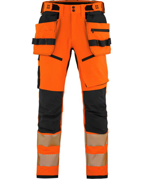 Håndverksbukse Performance Hi-Vis kl. 2