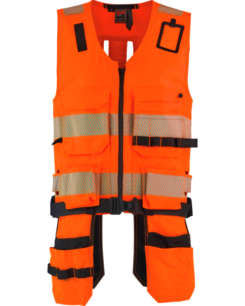 Håndverksvest Nordic Hi-Vis kl. 2