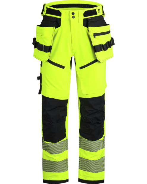 Performance hi-vis håndverksbukse light kl. 2